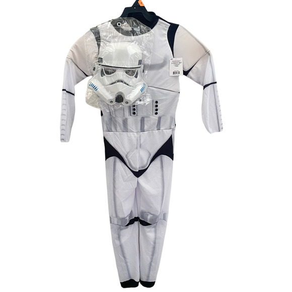 Star Wars Other - NEW STAR WARS Storm Trooper Jumpsuit and Mask Costume Set Medium